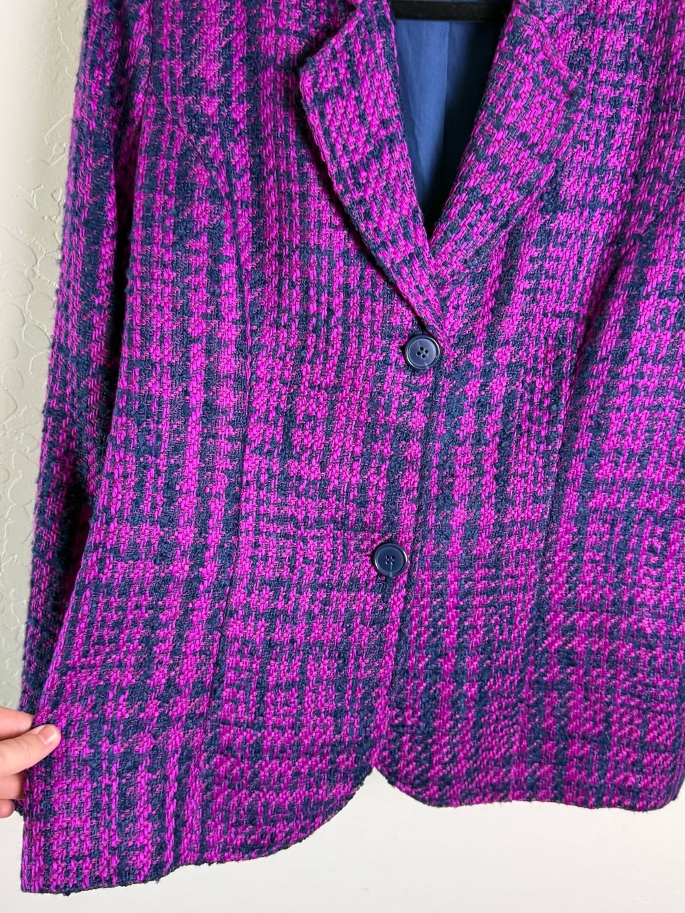 Coldwater Creek Jeweltone Tweed Jacket 14 NWT - Picture 4 of 14